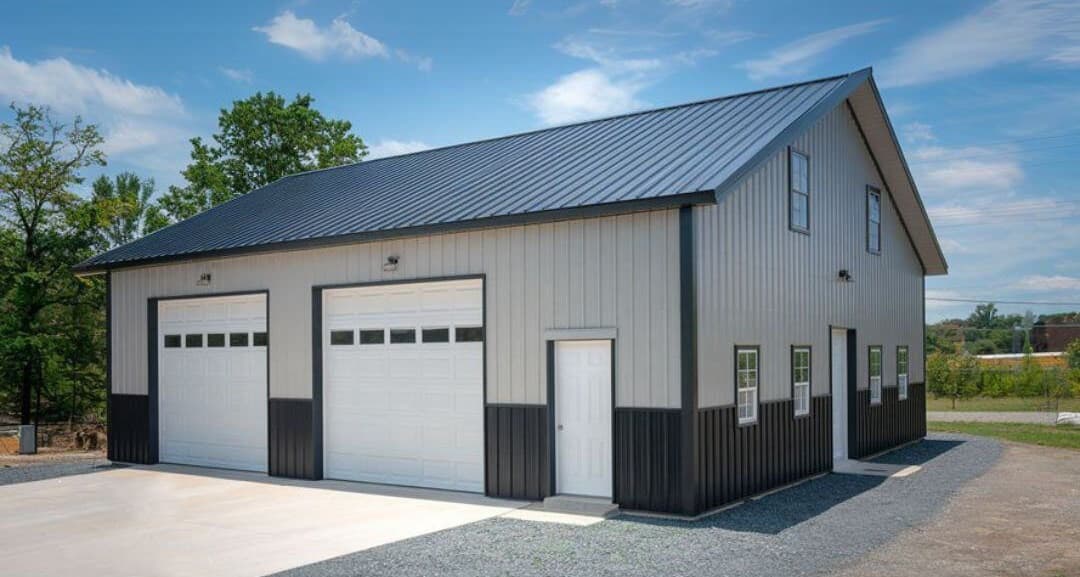 double car garage shed